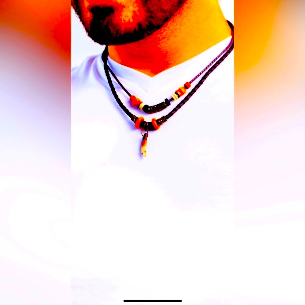 🔥💪🏼🔥 MEN❗️PAPARAZZI “ROBUST RHYTHM”BRASS URBAN NECKLACE❗️ 🔥💪🏼🔥 - Picture 3 of 4
